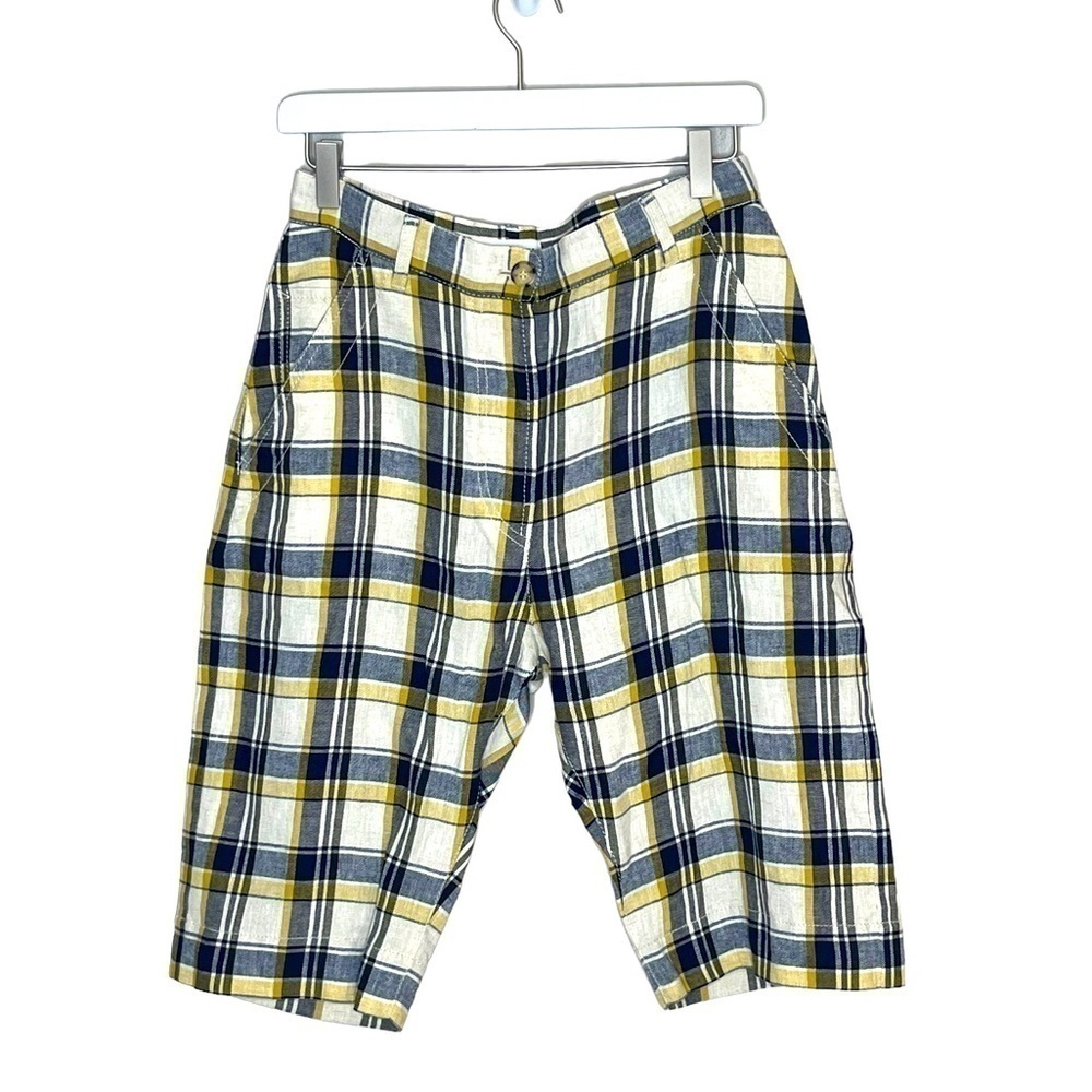 ISABEL MARANT ETOILE Plaid‎ Bermuda Shorts